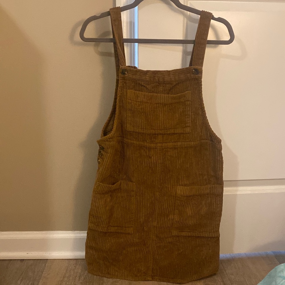 Velvet overalls